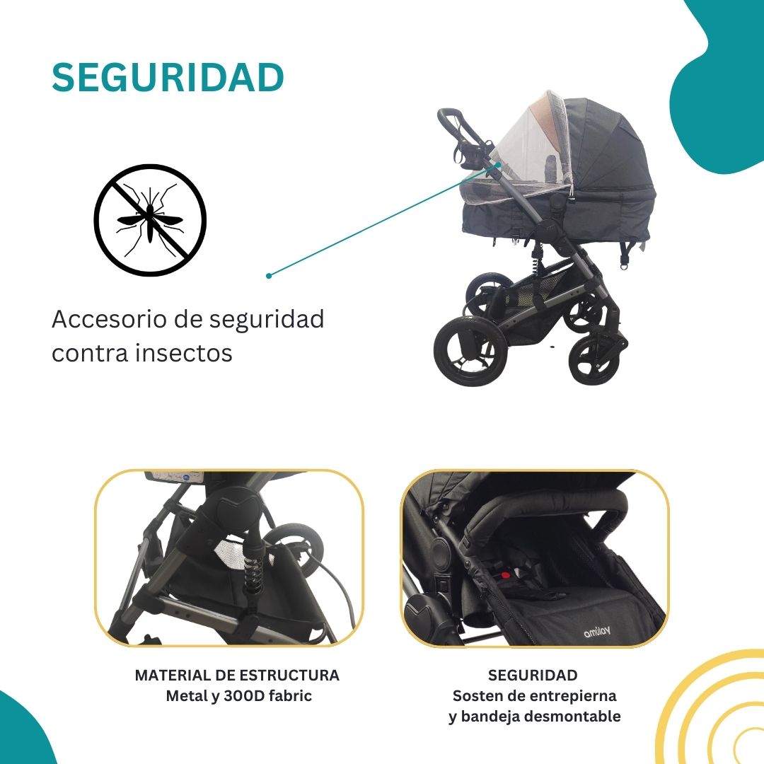 Carriola Con Portabebé Kobu