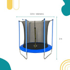 Trampolín de 1,80mts