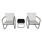 Set Sillas Mecedoras de Jardín