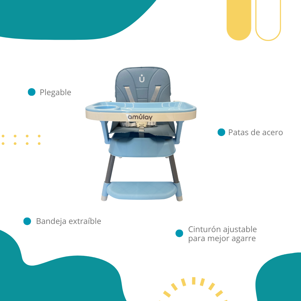 Silla Alta Periquera MILO 3 En 1