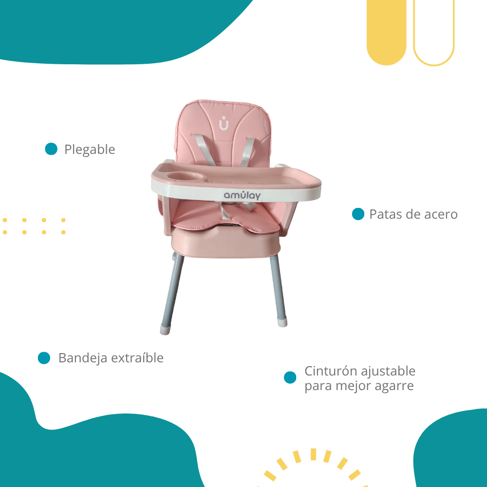 Silla Alta Periquera MILO 3 En 1