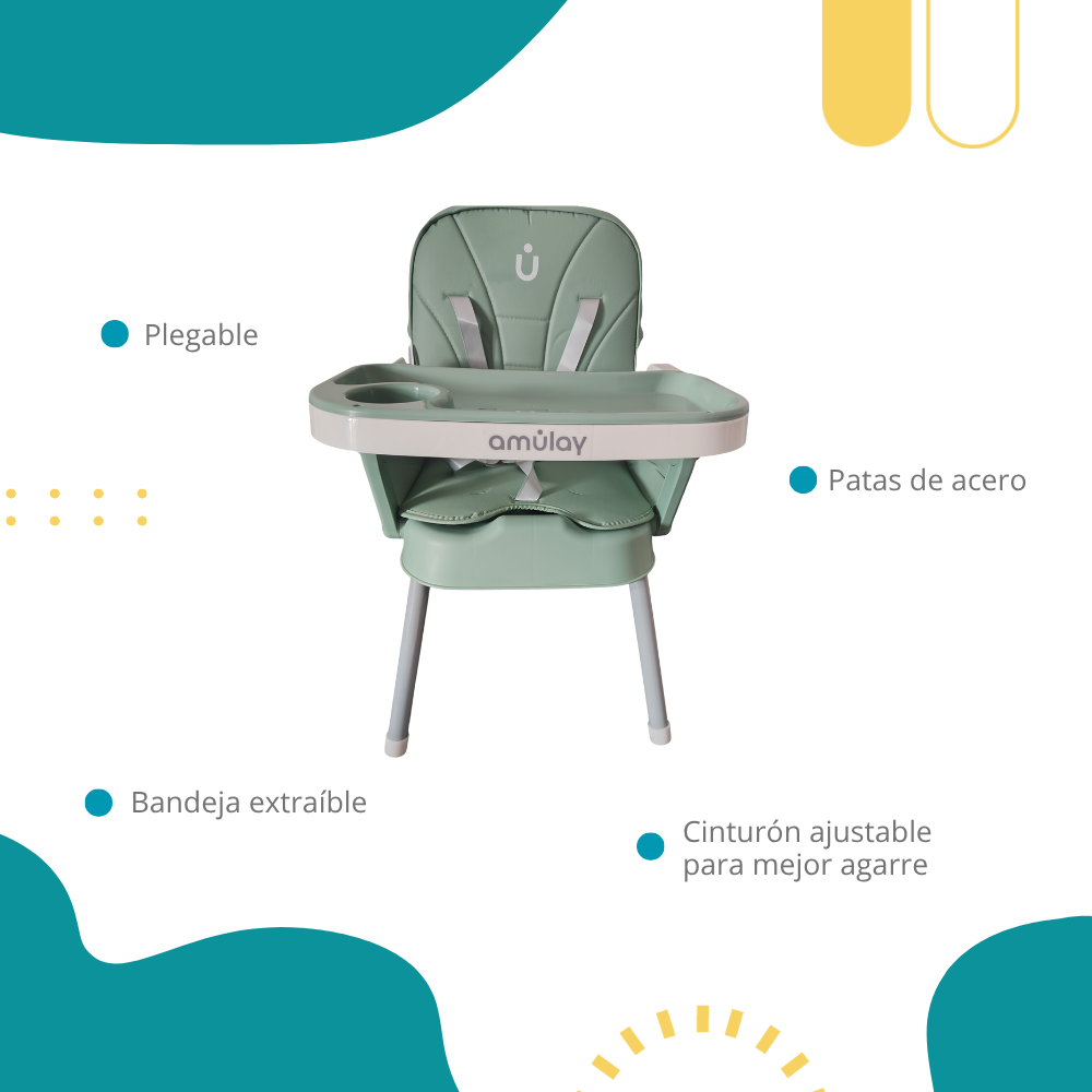 Silla Alta Periquera MILO 3 En 1