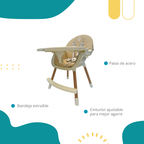 Silla Alta Periquera KIVI 4 En 1