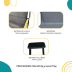 Set Sillas Mecedoras de Jardín