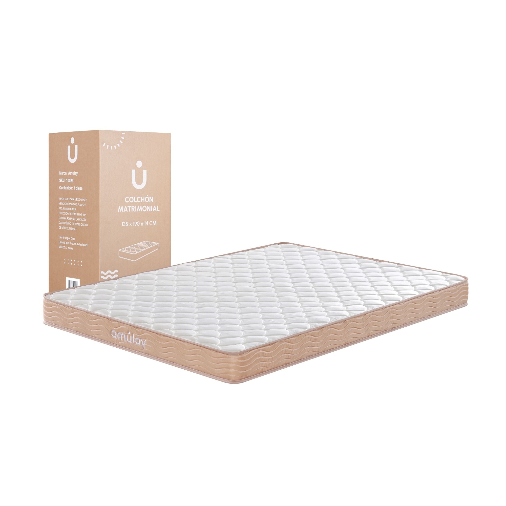 Colchón Firme 2 plazas 14cm