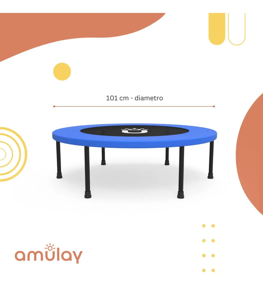 Trampolín Fitness 1mts