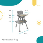 Silla Alta Periquera NUBA 7 En 1