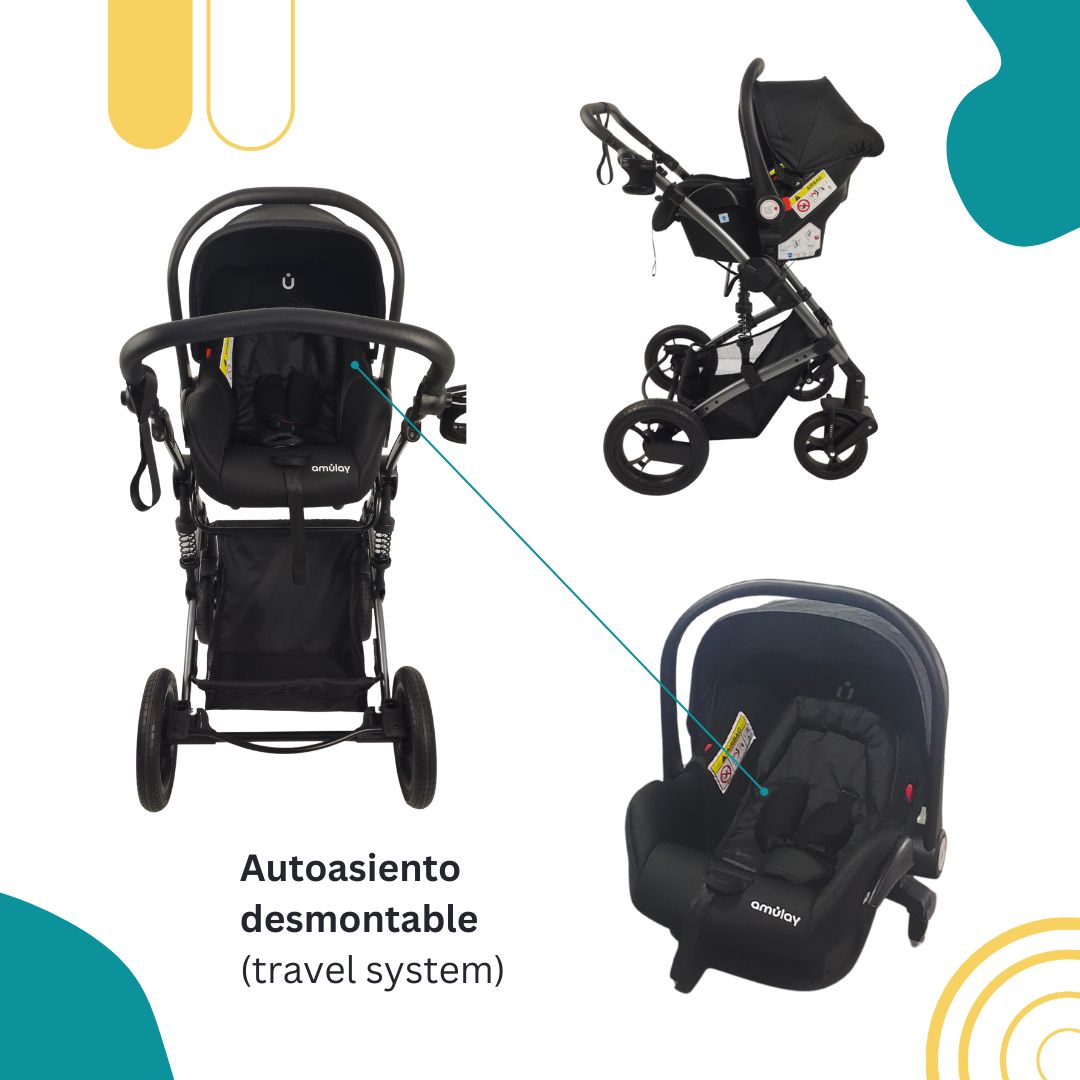 Carriola Con Portabebé Kobu