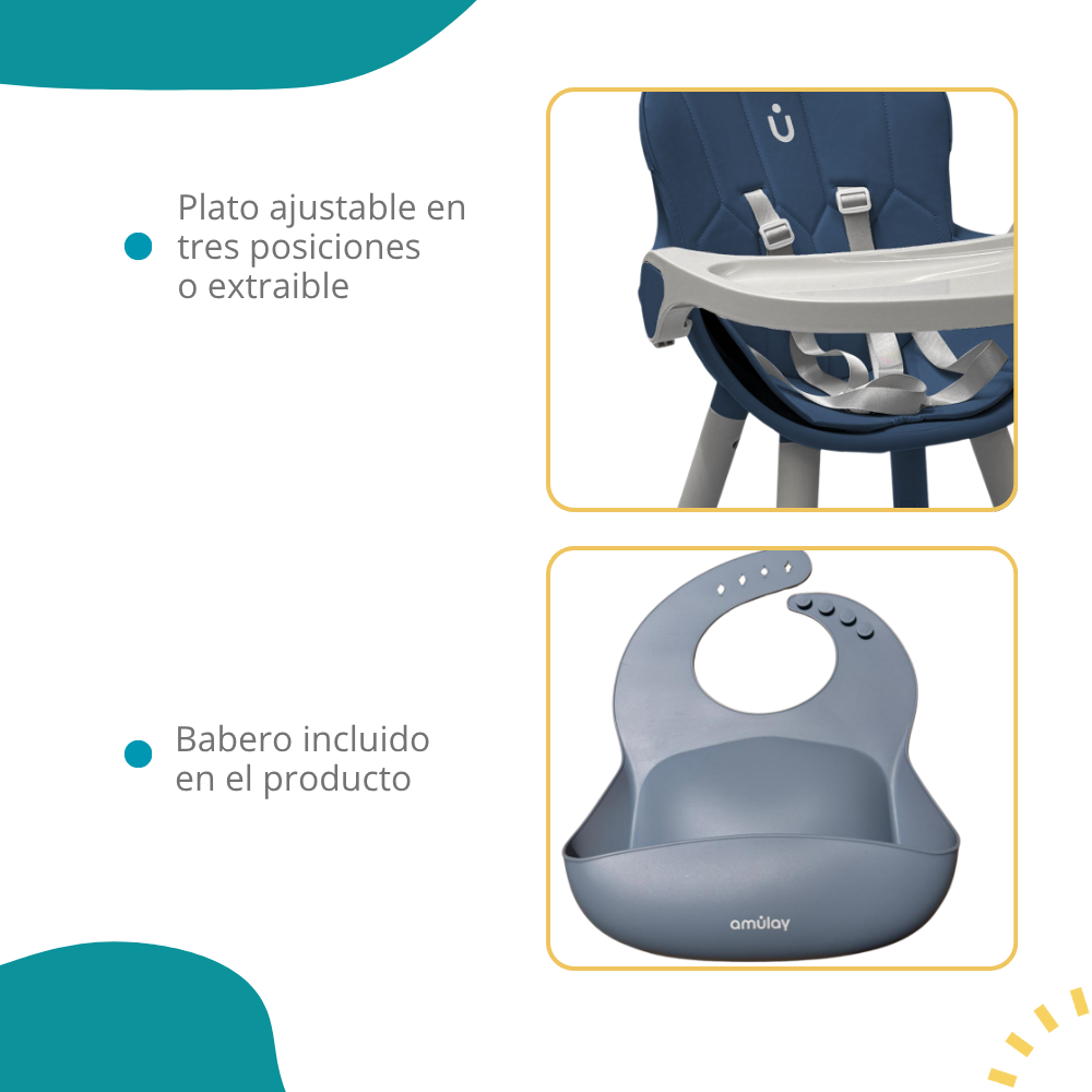 Silla Alta Periquera NUBA 7 En 1