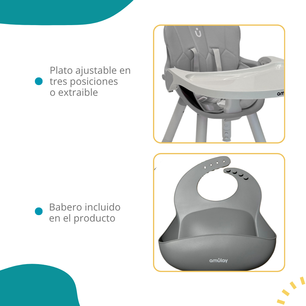 Silla Alta Periquera NUBA 7 En 1