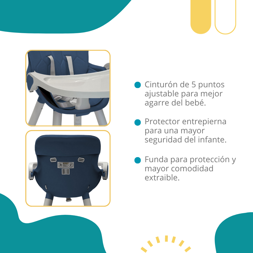 Silla Alta Periquera NUBA 7 En 1