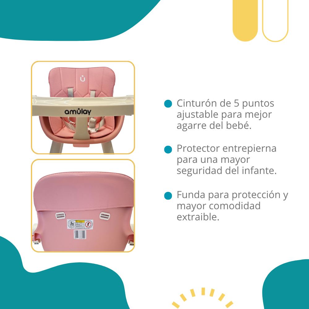 Silla Alta Periquera NUBA 7 En 1