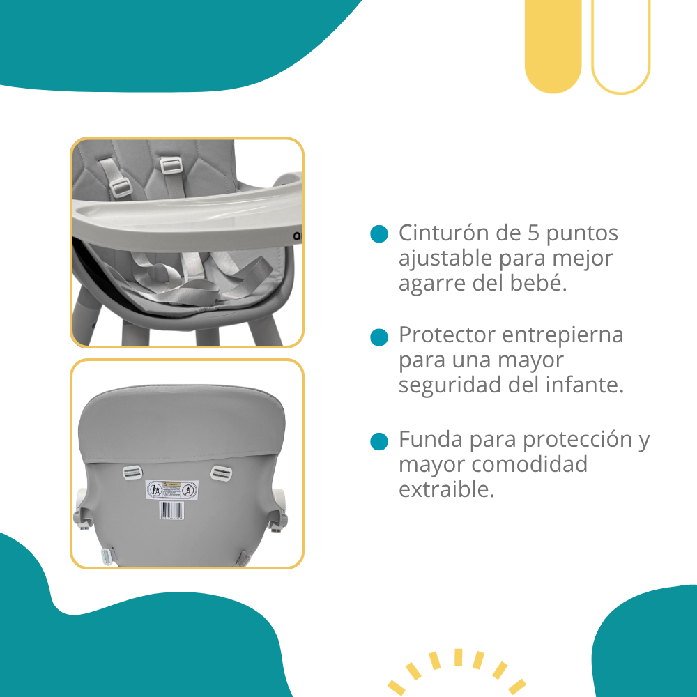 Silla Alta Periquera NUBA 7 En 1