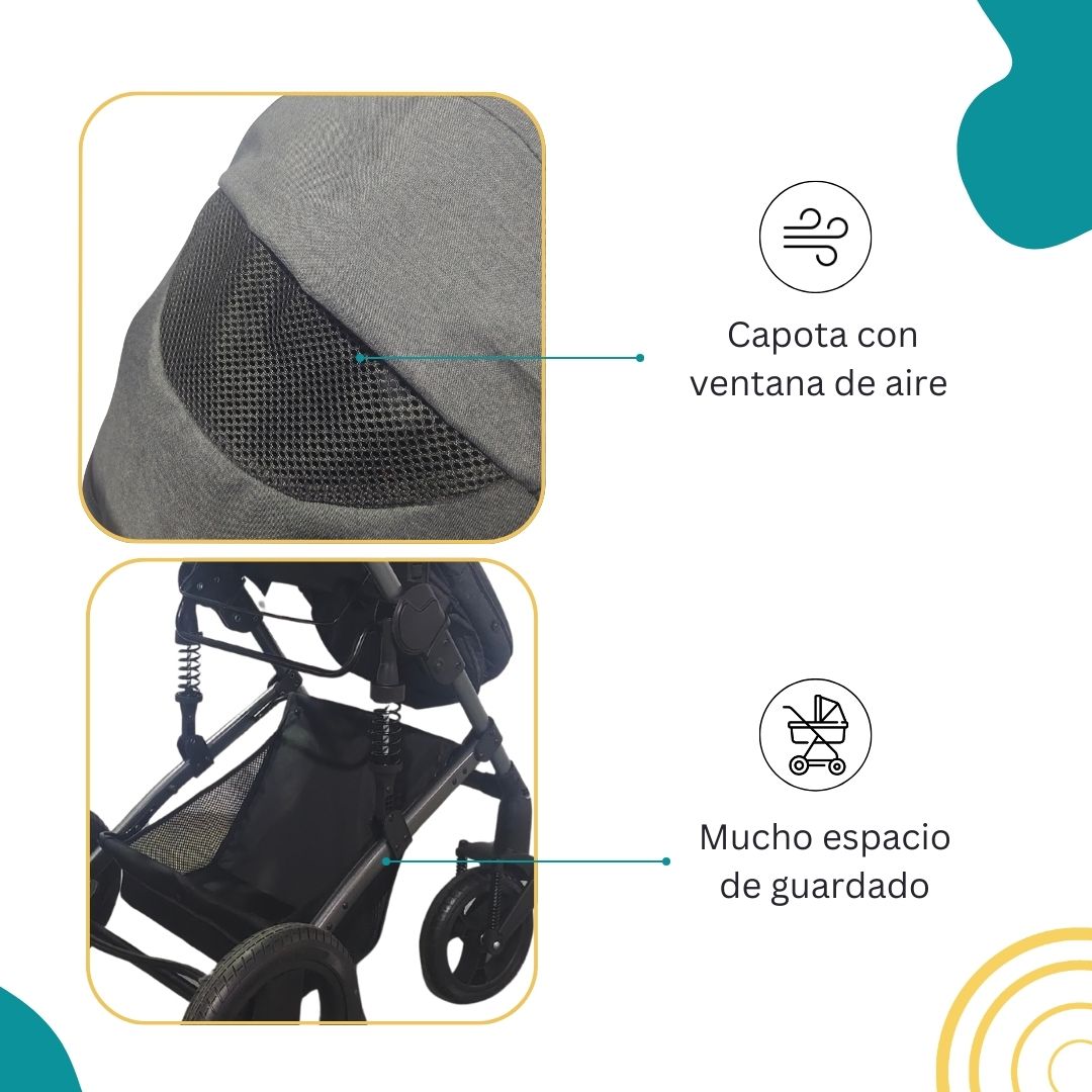 Carriola Con Portabebé Kobu