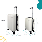 Set X 2 Maleta De Mano Capri