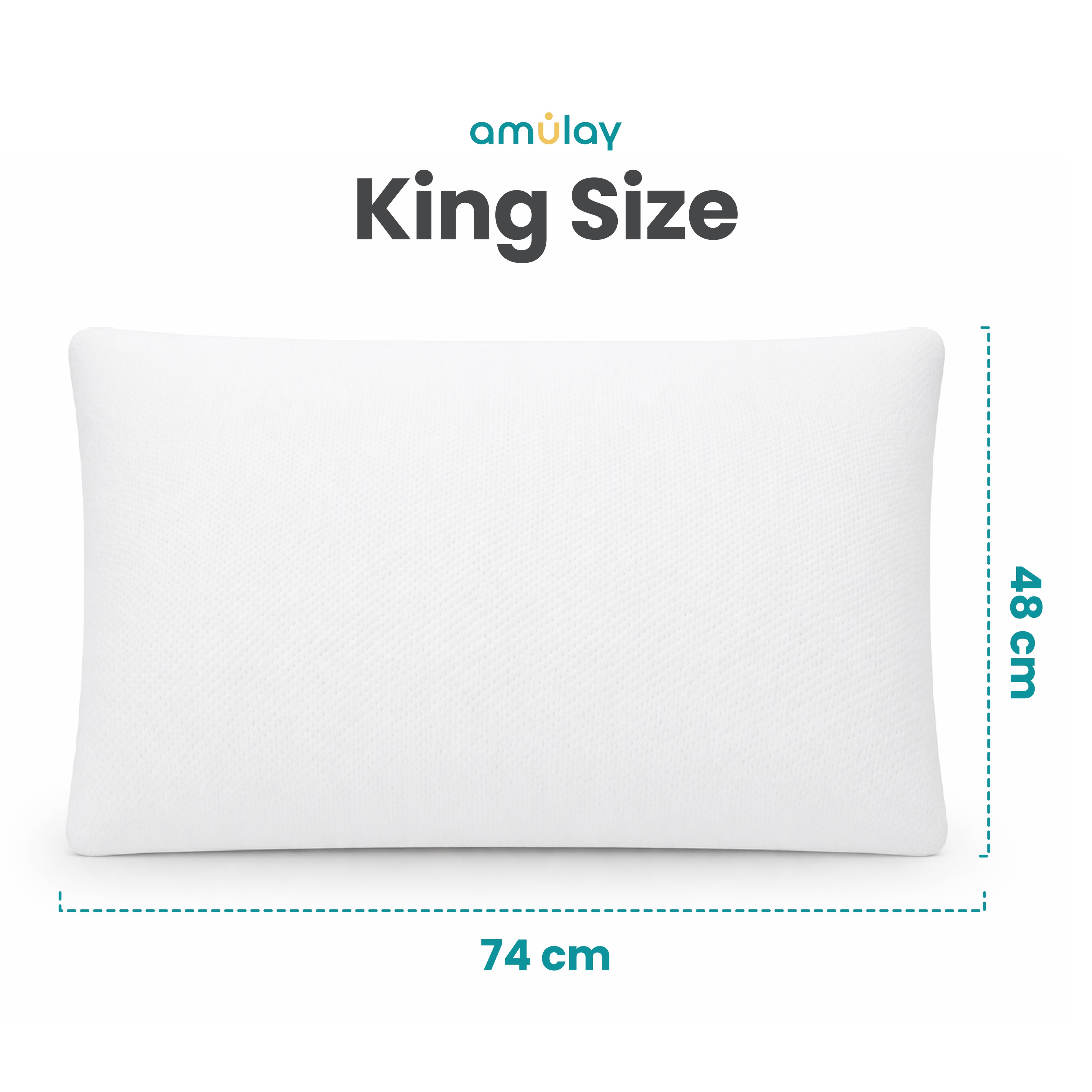 Almohadas x2 Memory Foam King Size