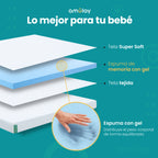 Colchón para Cuna Impermeable 100x70cm