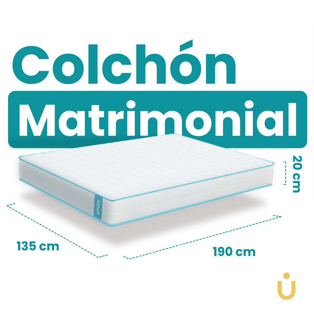 Colchón Híbrido Doble Firme 20 cm