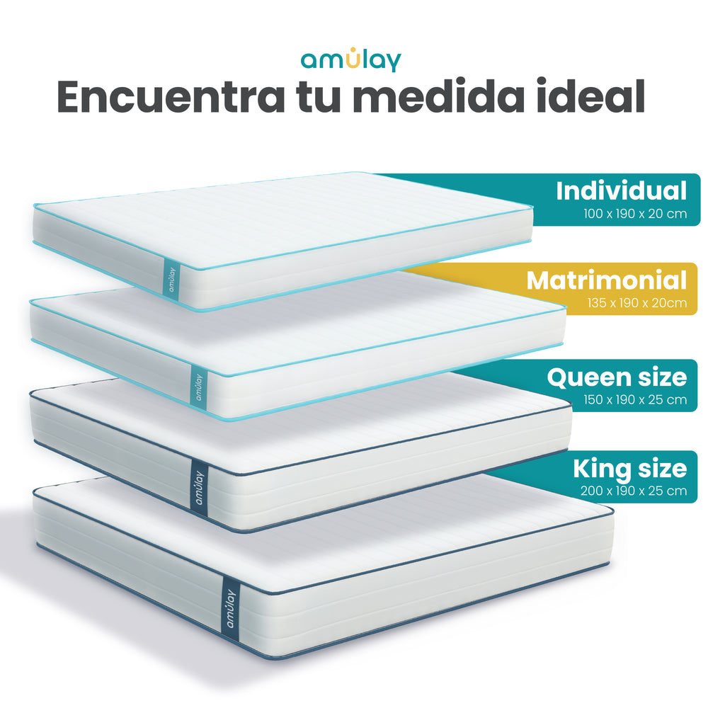 Colchón Híbrido Doble Firme 20 cm