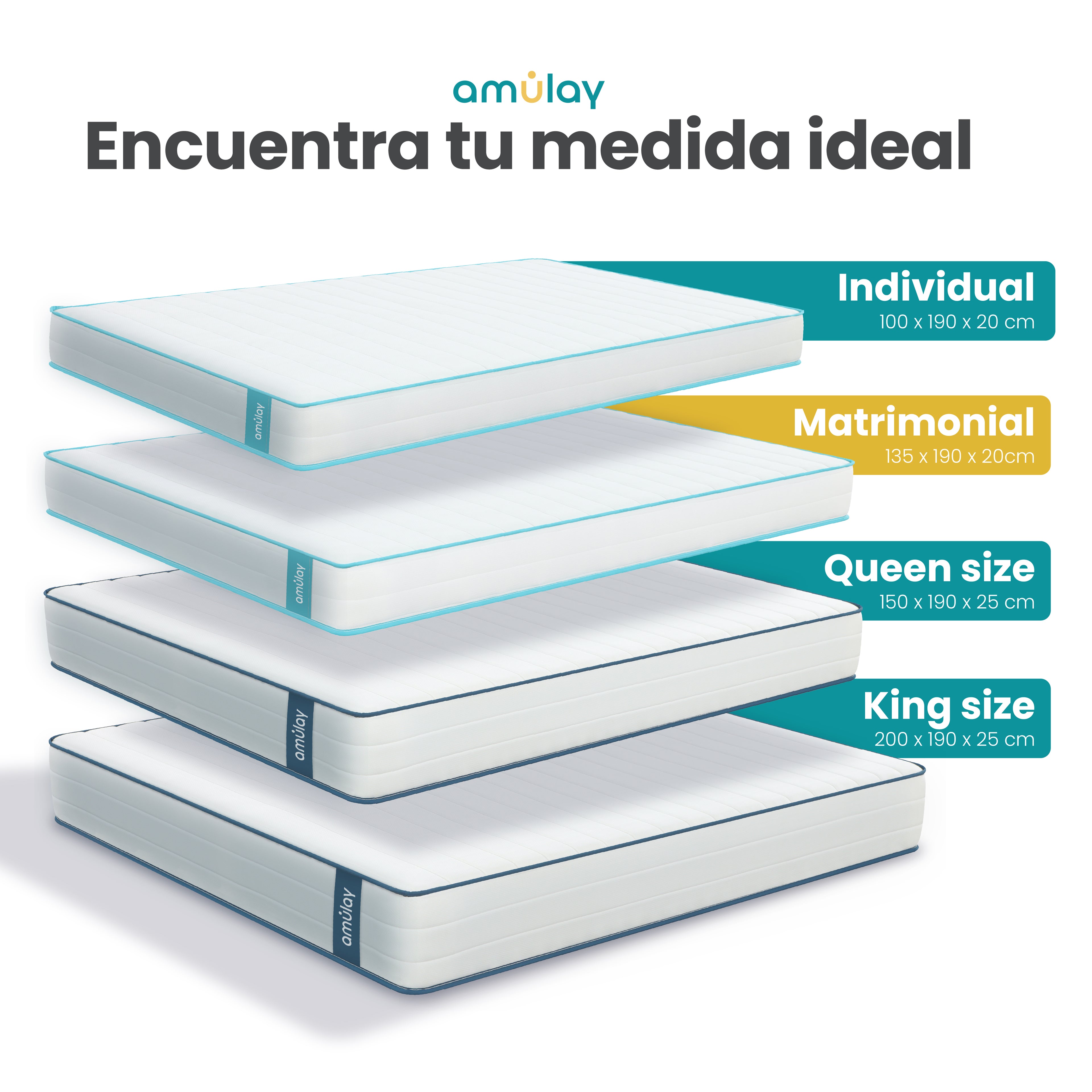 Colchón Híbrido Doble Firme 20 cm