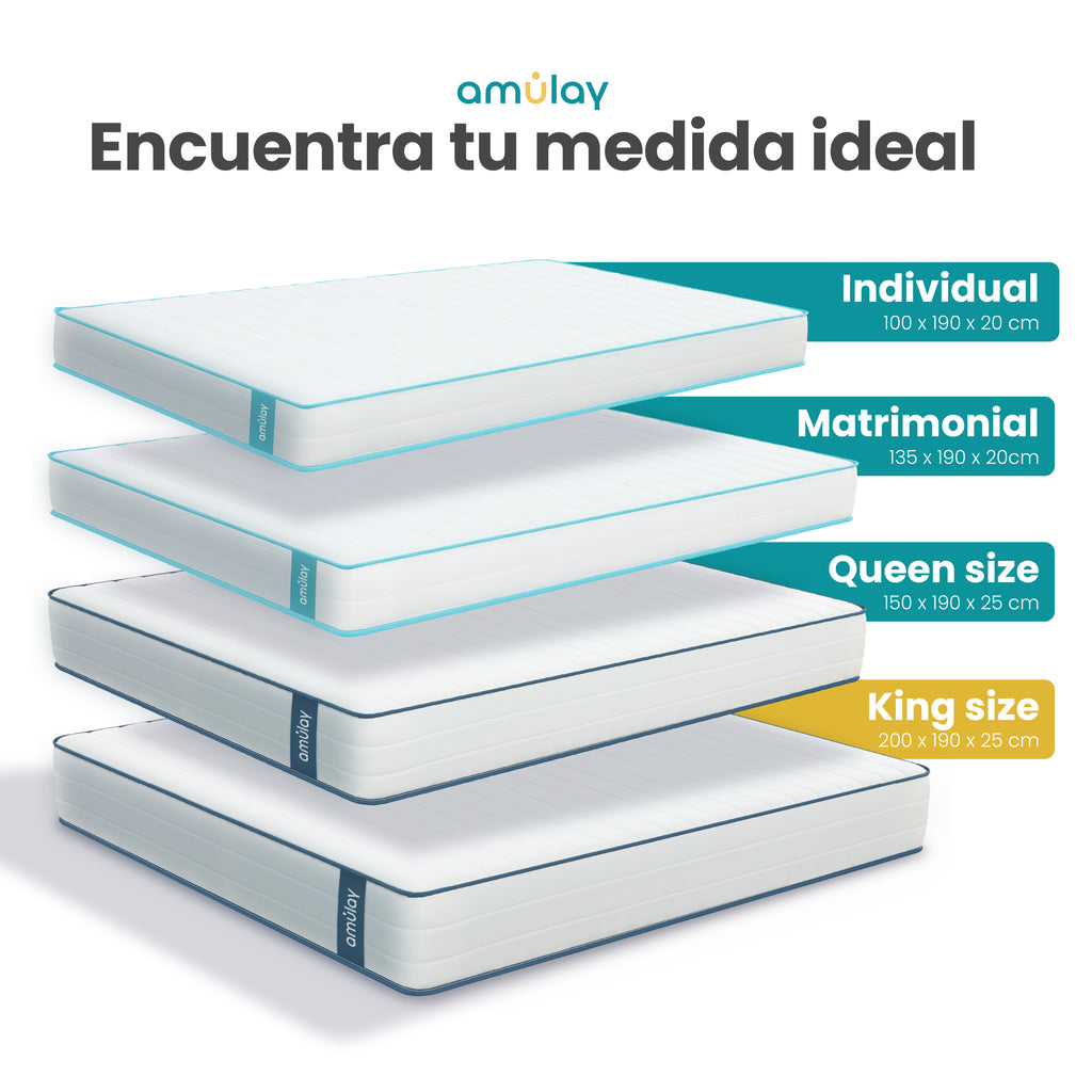 Colchón Premium King Size Firme 25 cm