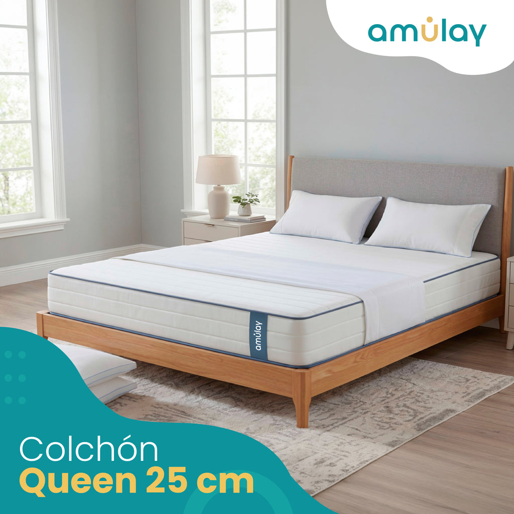 Colchón Premium Queen Size Firme 25 cm