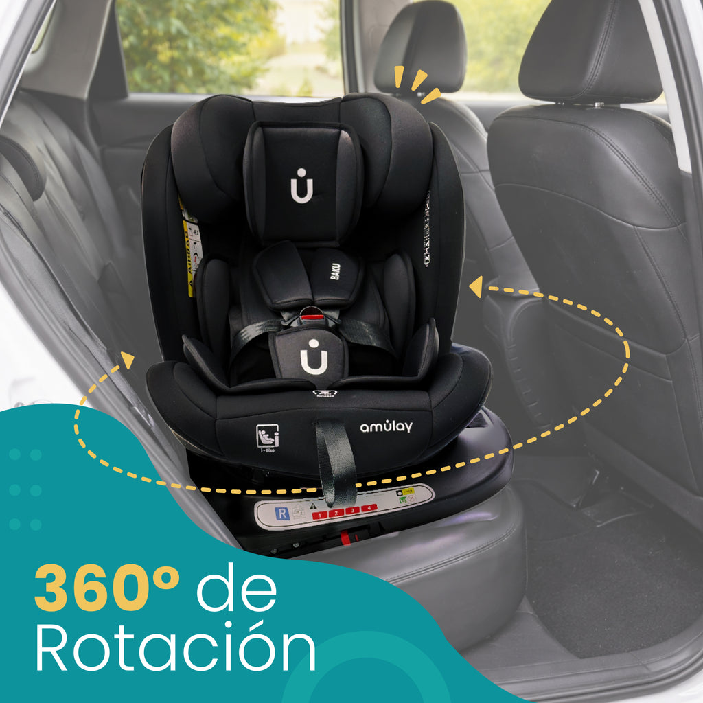 Autoasiento Baku - 360° Isofix i-Size 0 a 12 Años