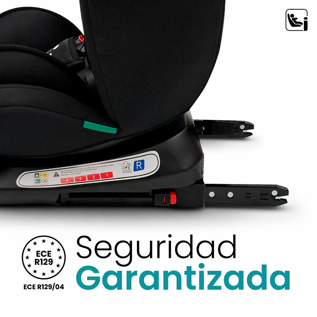Autoasiento Baku - 360° Isofix i-Size 0 a 12 Años