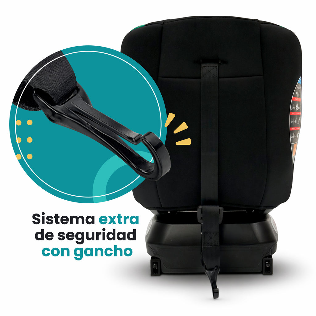 Autoasiento Baku - 360° Isofix i-Size 0 a 12 Años