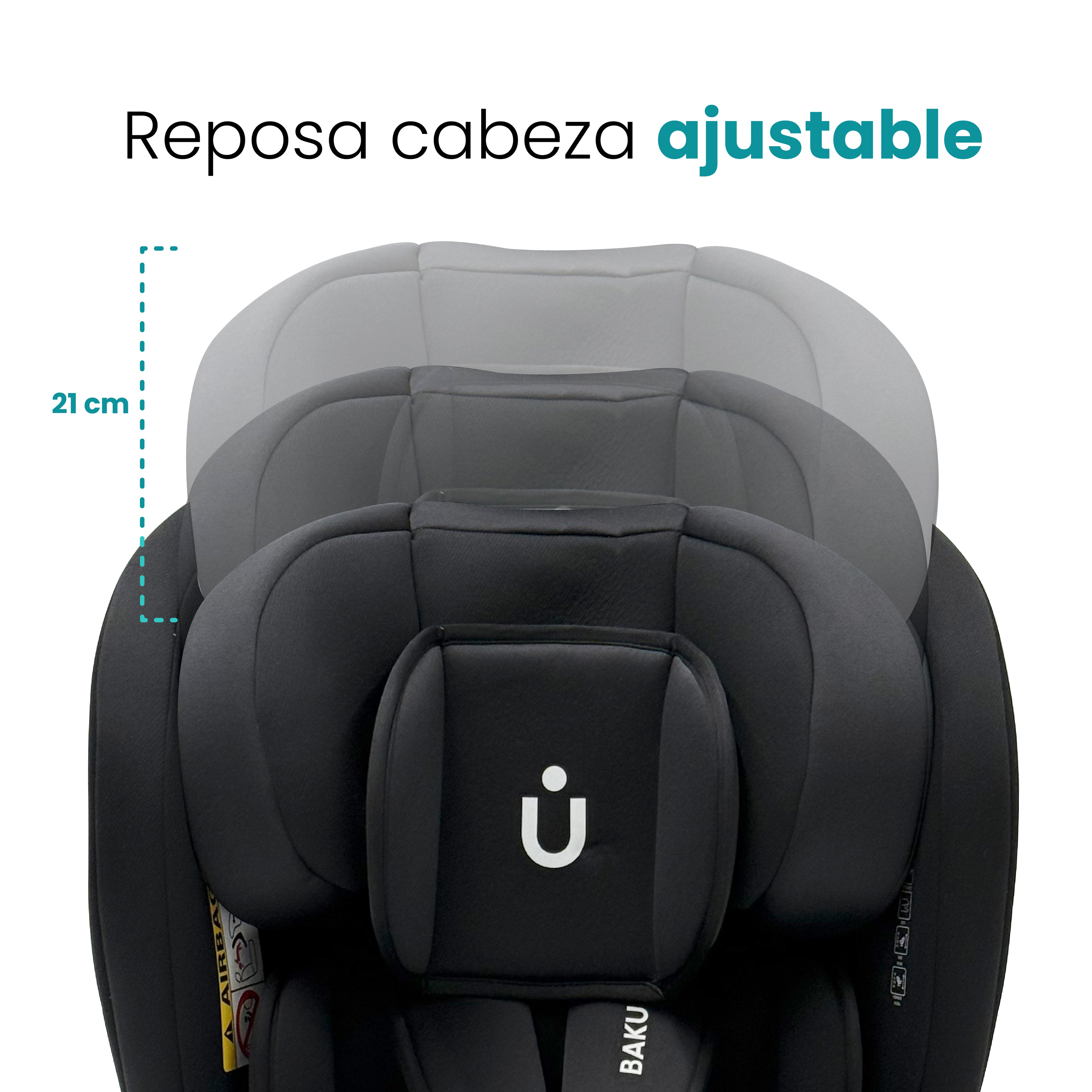 Autoasiento Baku - 360° Isofix i-Size 0 a 12 Años