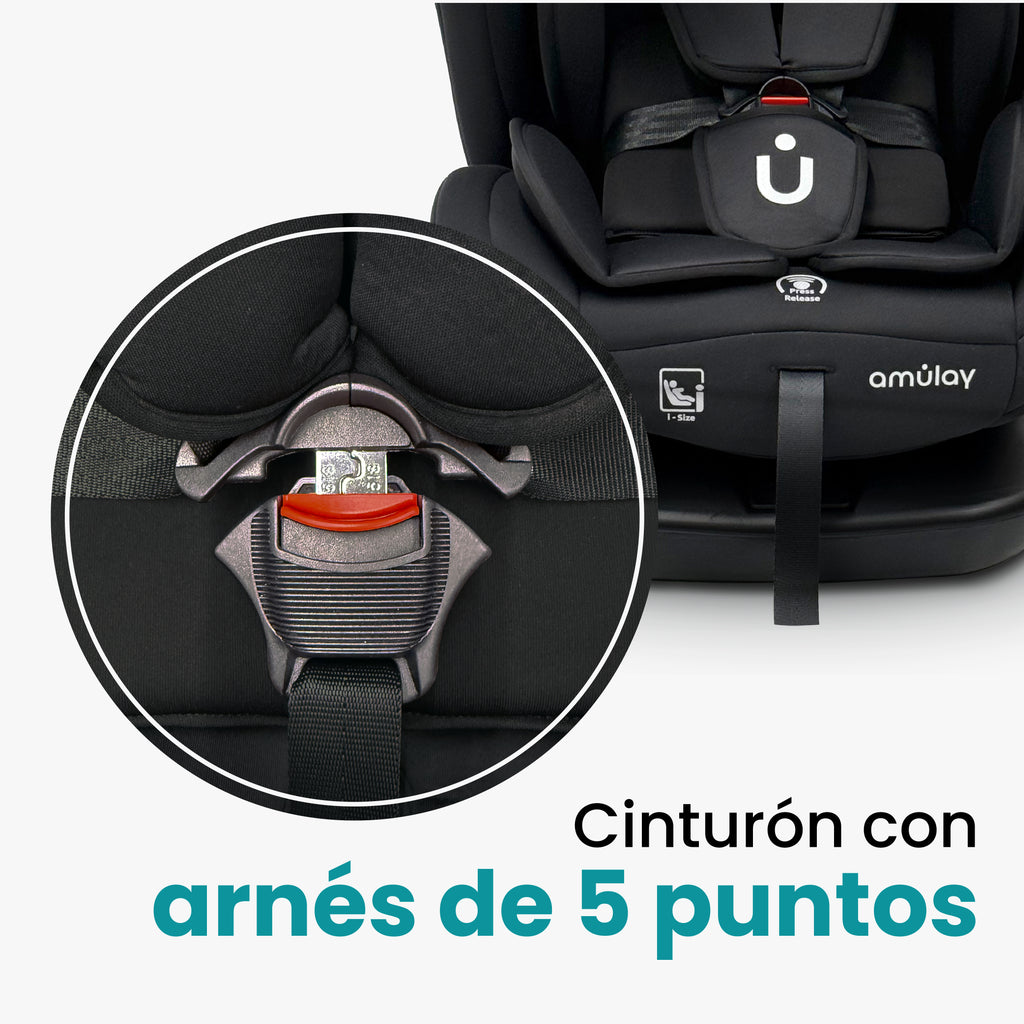 Autoasiento Baku - 360° Isofix i-Size 0 a 12 Años