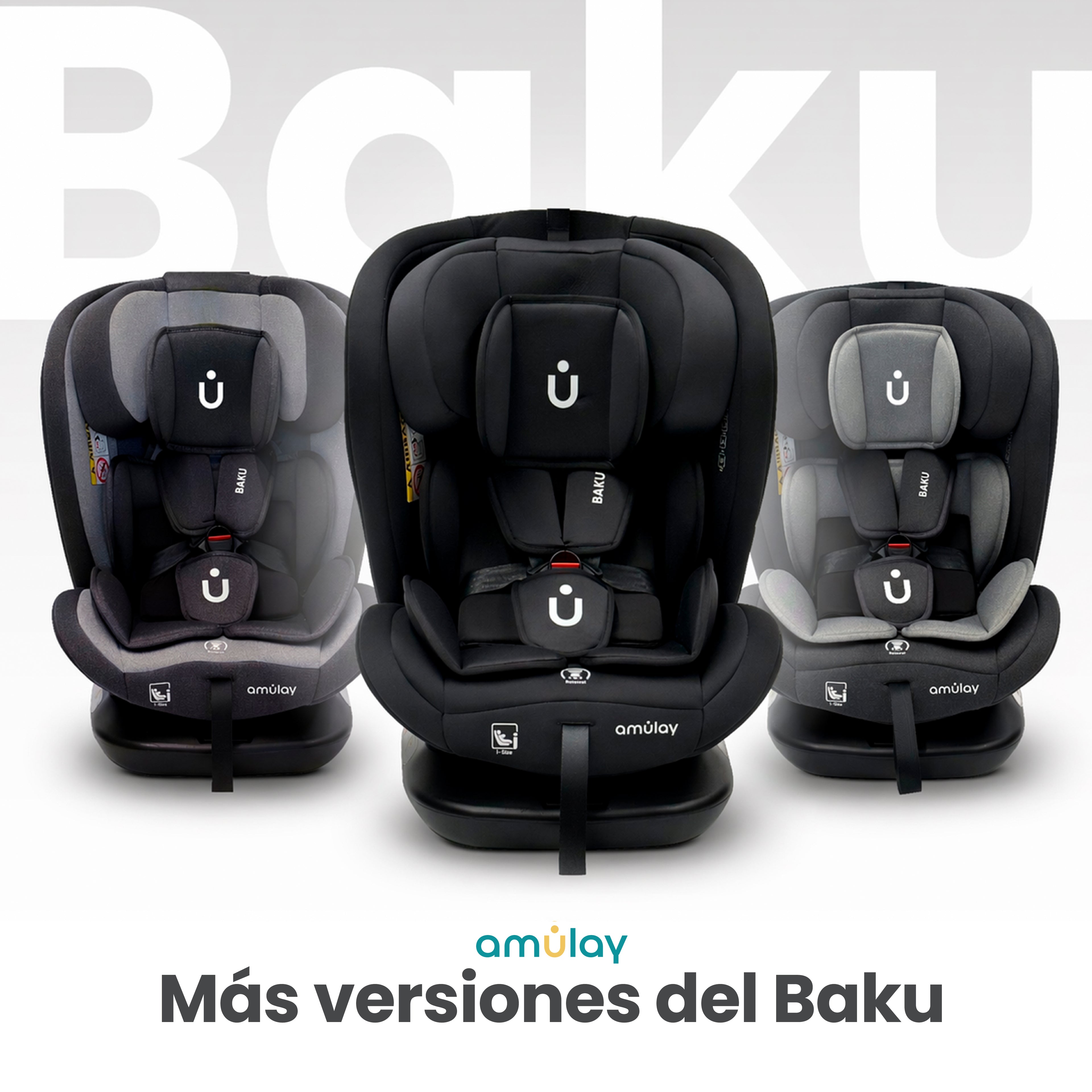Autoasiento Baku - 360° Isofix i-Size 0 a 12 Años