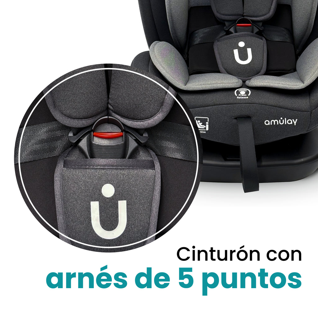 Autoasiento Baku - 360° Isofix i-Size 0 a 12 Años