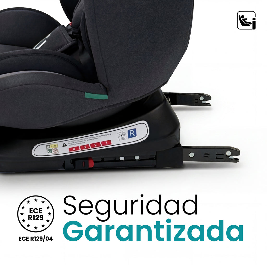 Autoasiento Baku - 360° Isofix i-Size 0 a 12 Años