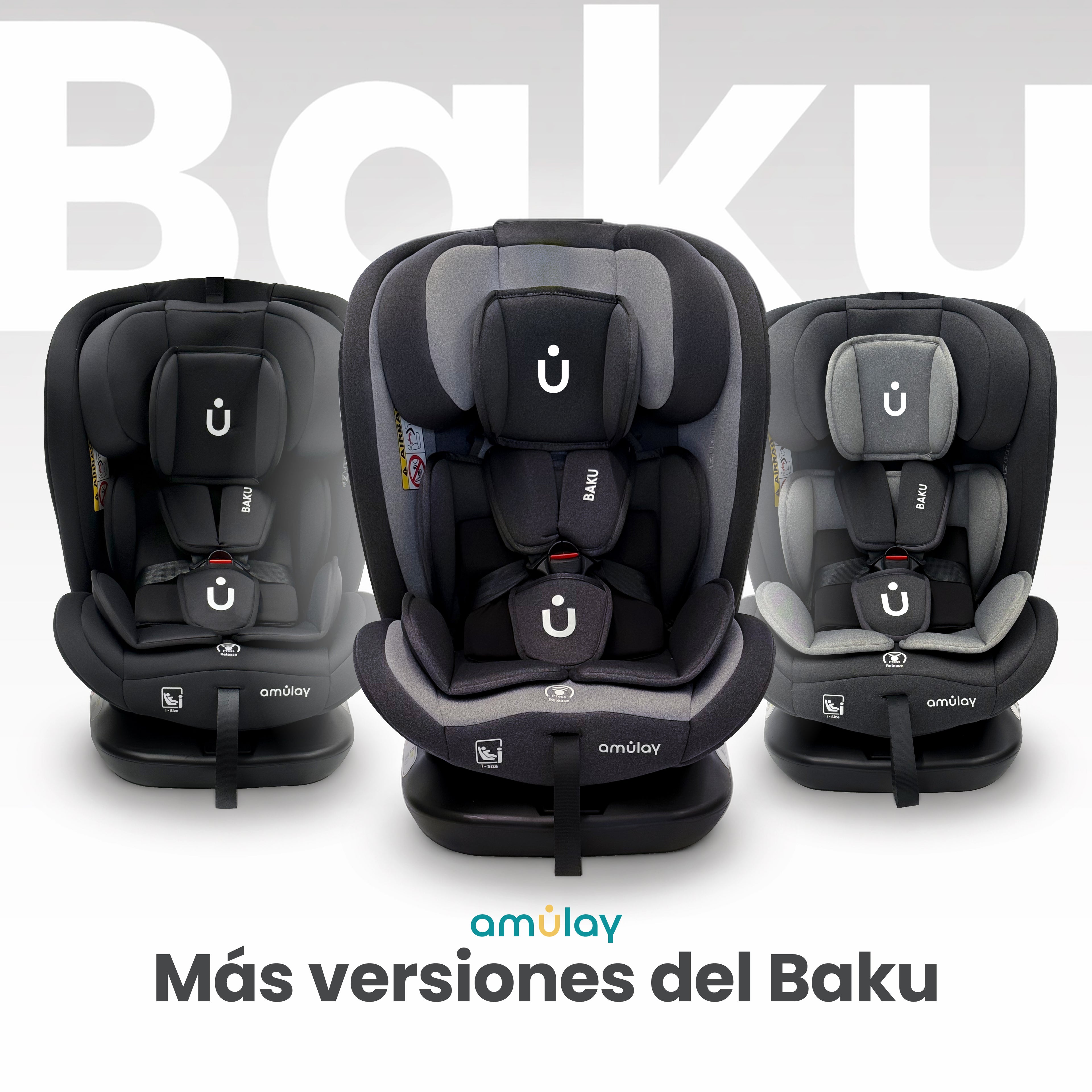 Autoasiento Baku - 360° Isofix i-Size 0 a 12 Años