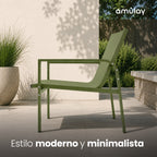 Sala De Jardín de Hierro Olivo