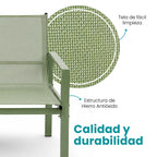 Sala De Jardín de Hierro Olivo