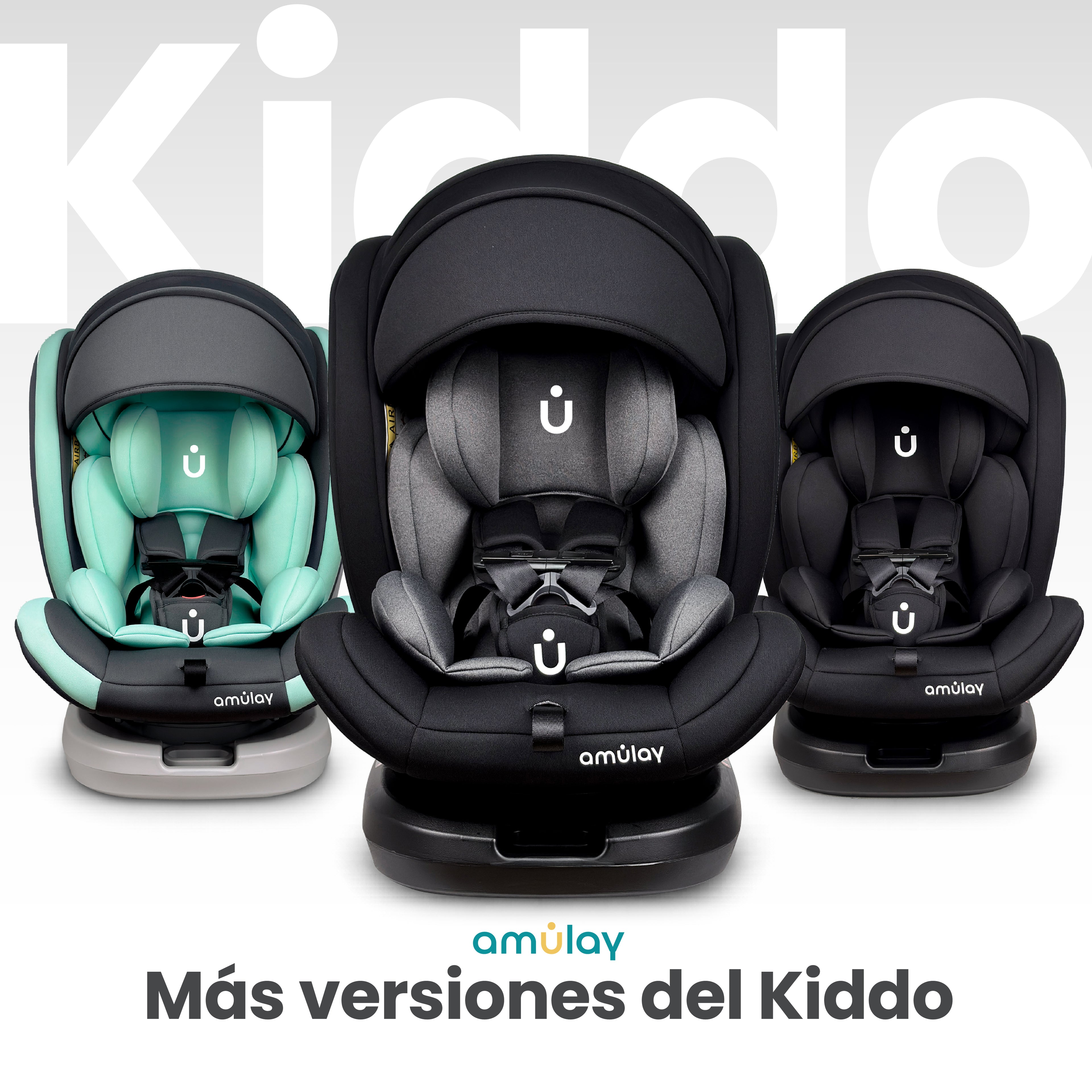 Autoasiento KIDDO - 360º Isofix 0-36Kg
