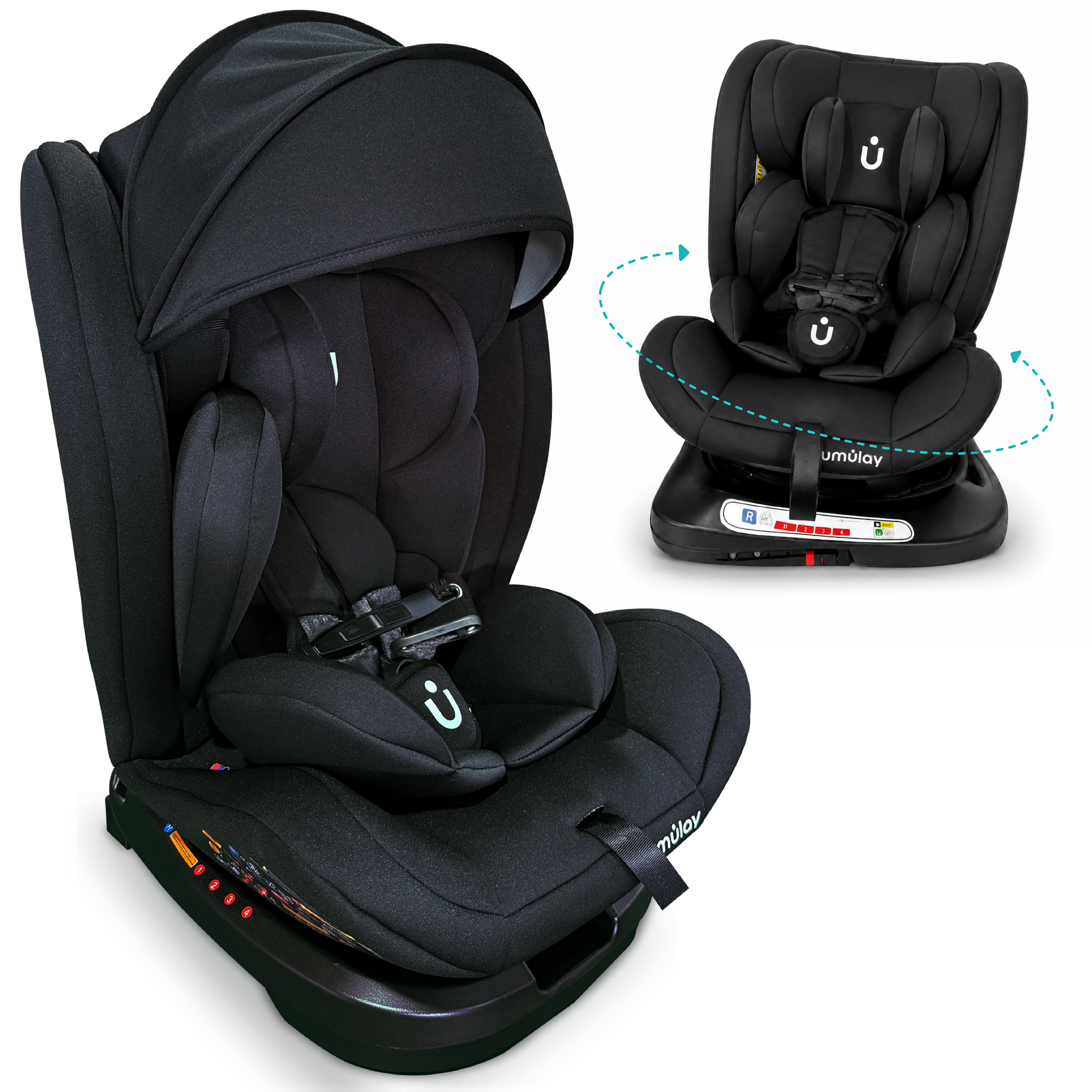 Autoasiento Kudu - 360º Isofix 0-36Kg