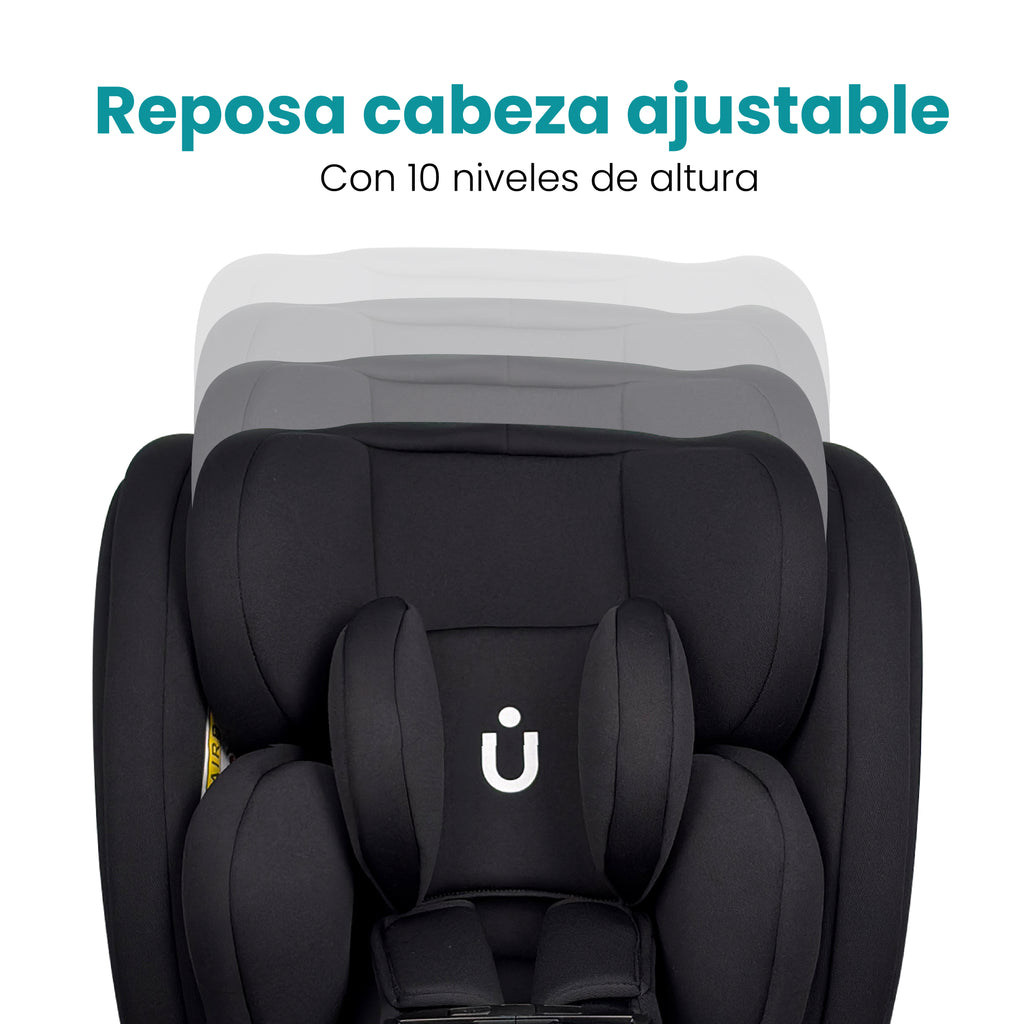 Autoasiento KIDDO - 360º Isofix 0-36Kg