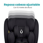 Autoasiento KIDDO - 360º Isofix 0-36Kg