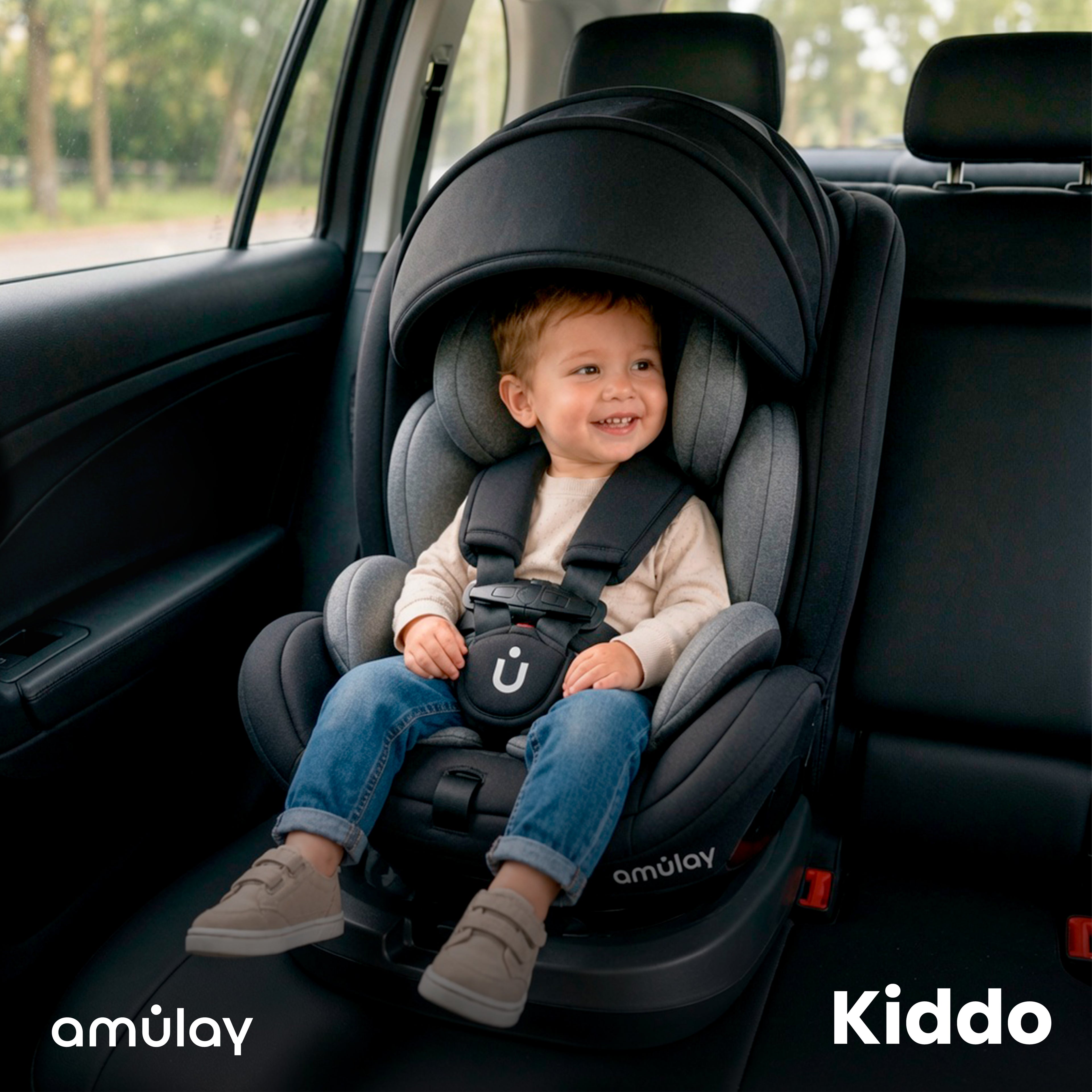 Autoasiento KIDDO - 360º Isofix 0-36Kg