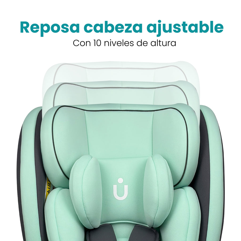 Autoasiento KIDDO - 360º Isofix 0-36Kg
