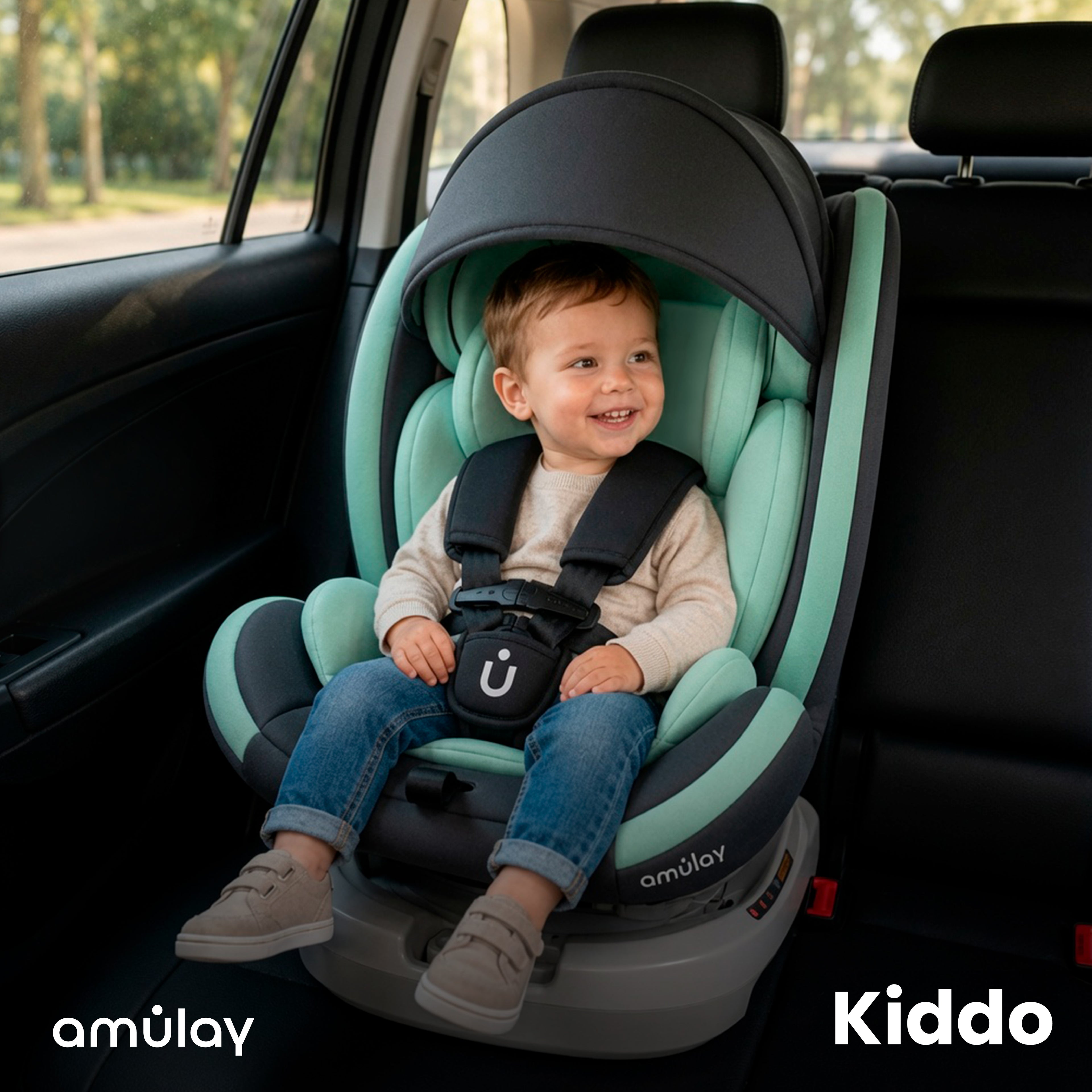 Autoasiento KIDDO - 360º Isofix 0-36Kg
