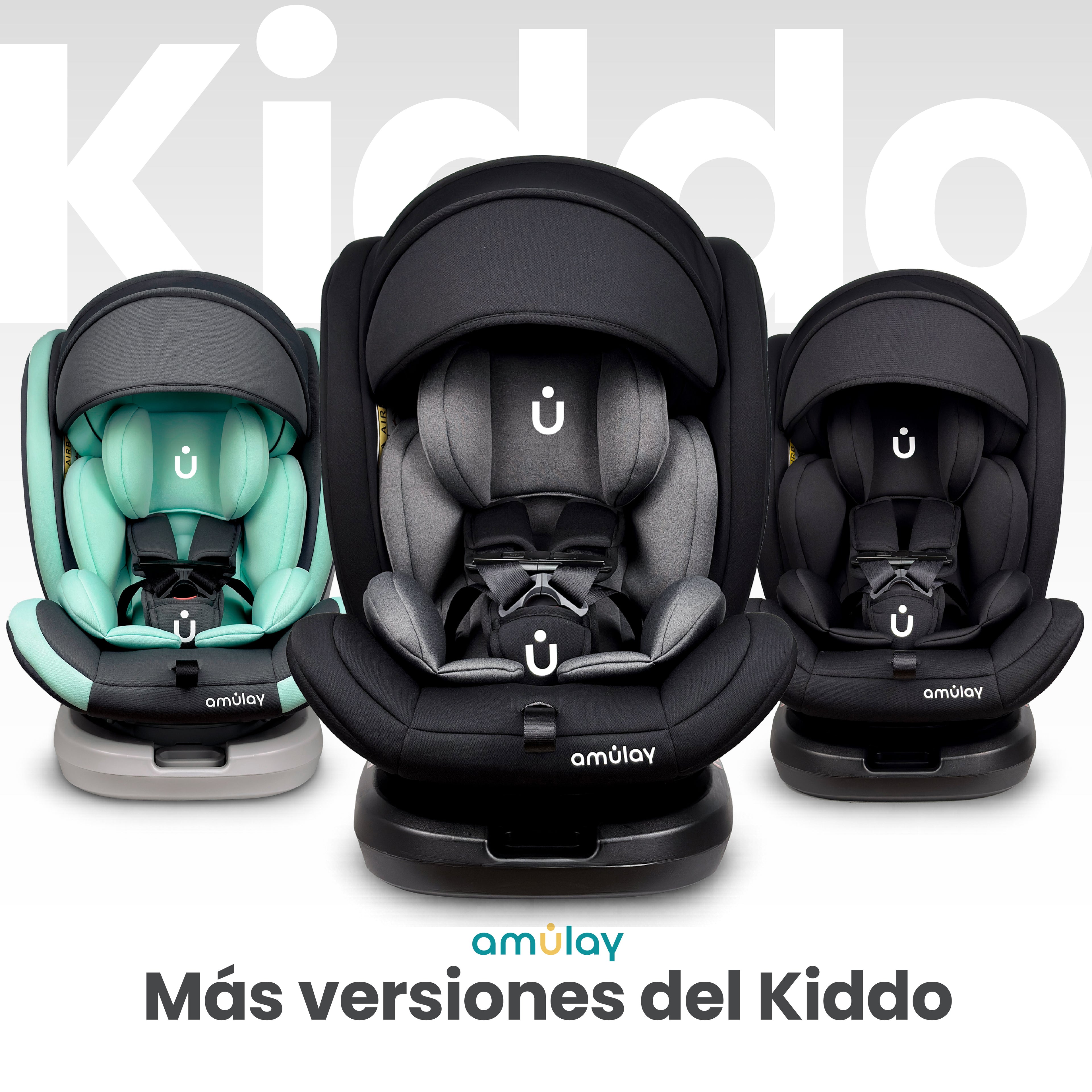 Autoasiento KIDDO - 360º Isofix 0-36Kg