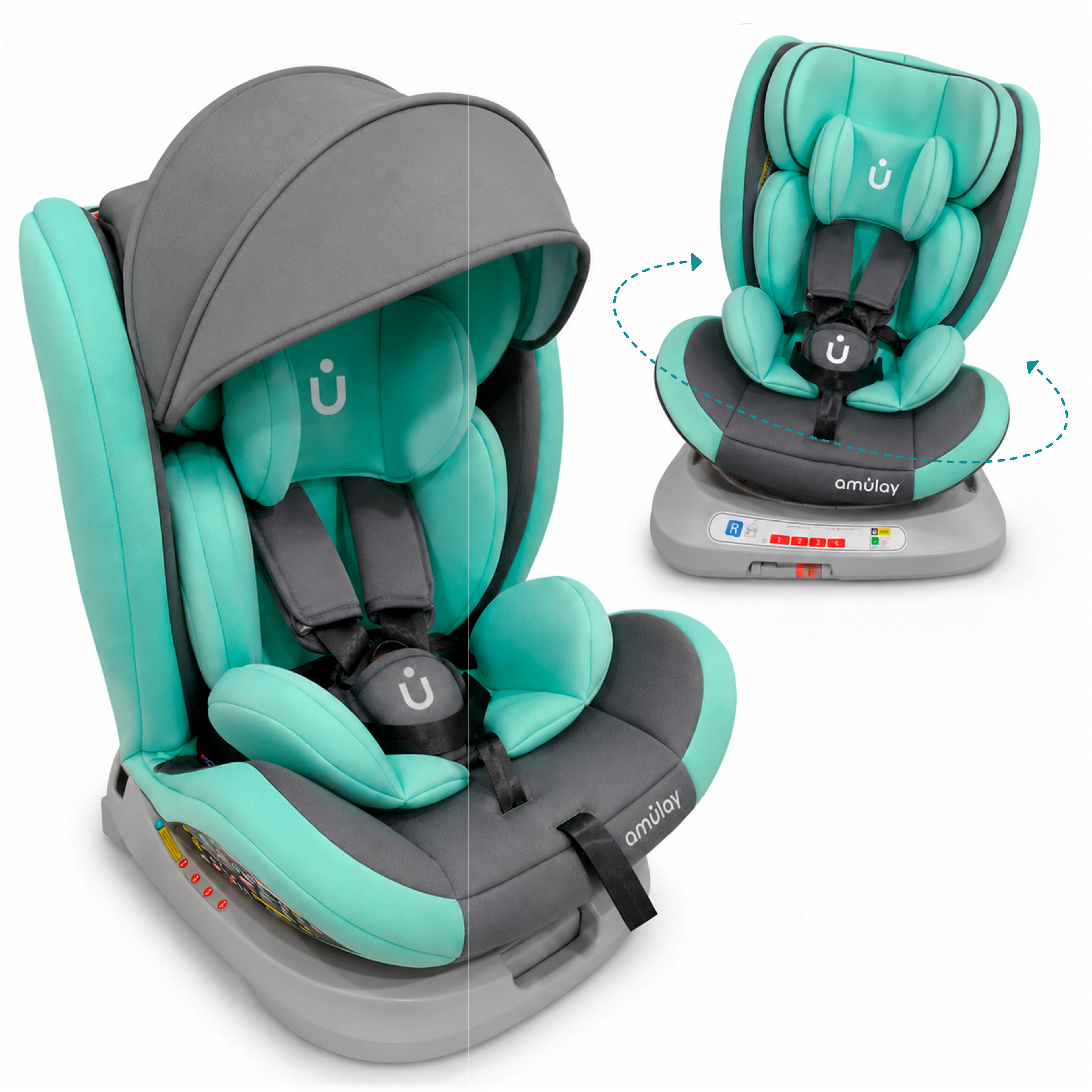 Autoasiento Kudu - 360º Isofix 0-36Kg