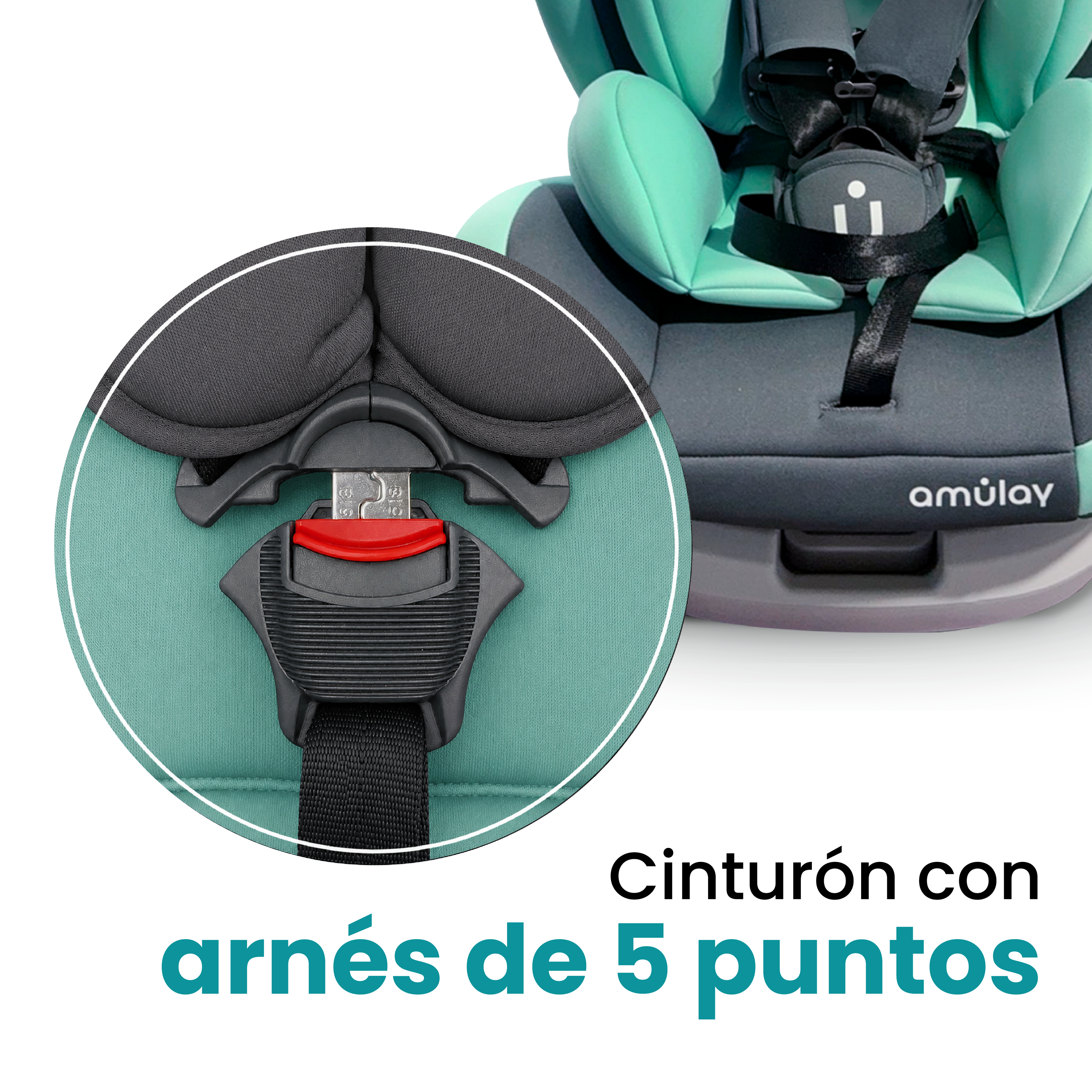 Autoasiento Kudu - 360º Isofix 0-36Kg