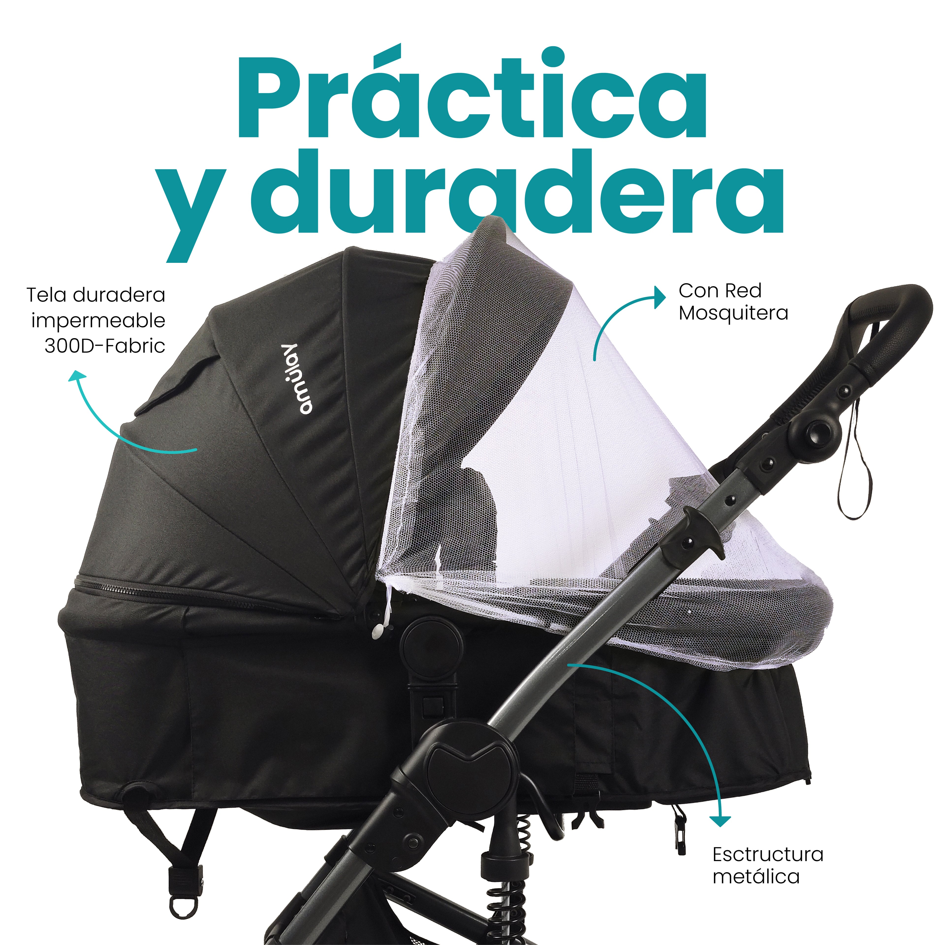 Carriola Con Portabebé Kobu