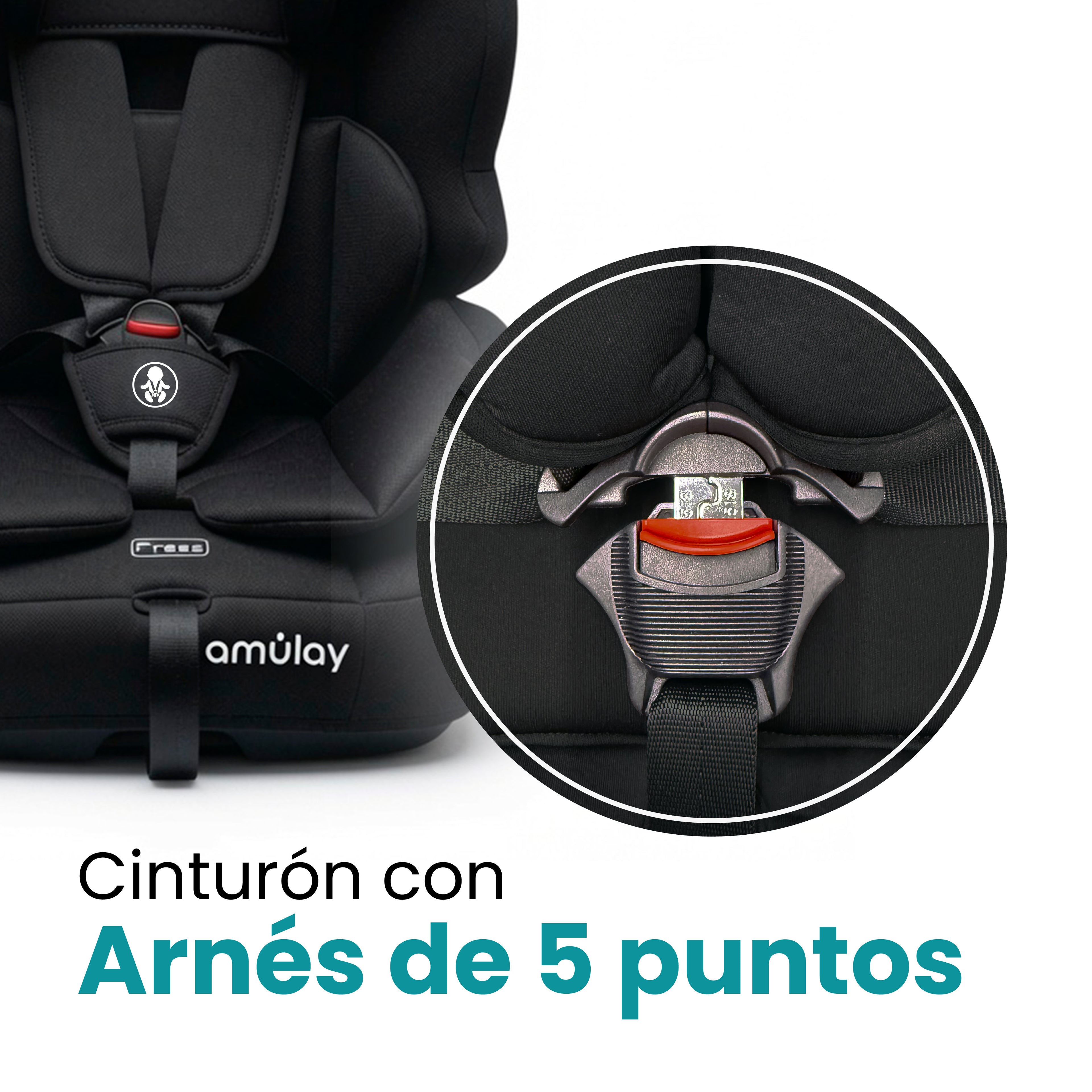 Autoasiento PIPÓN- Booster Isofix 9-36Kg