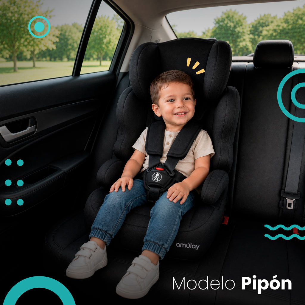 Autoasiento PIPÓN- Booster Isofix 9-36Kg